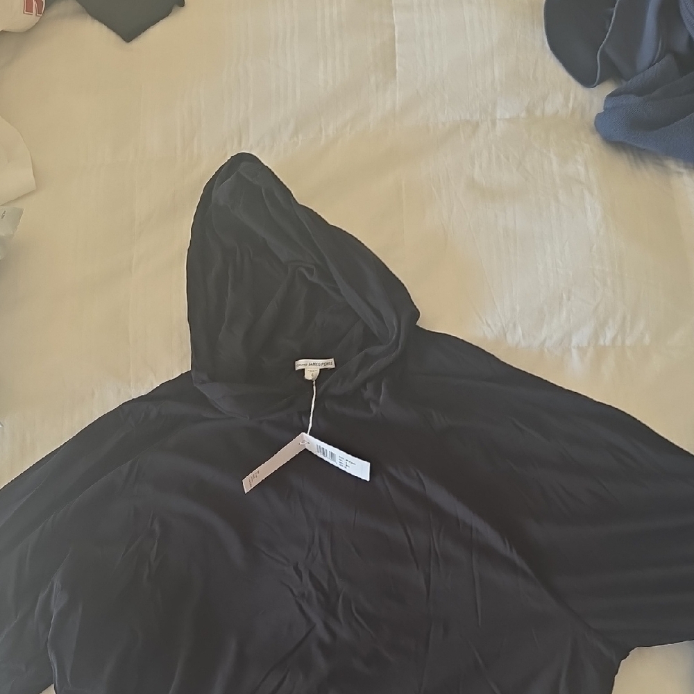 James Perse Black Long Sleeve Tee